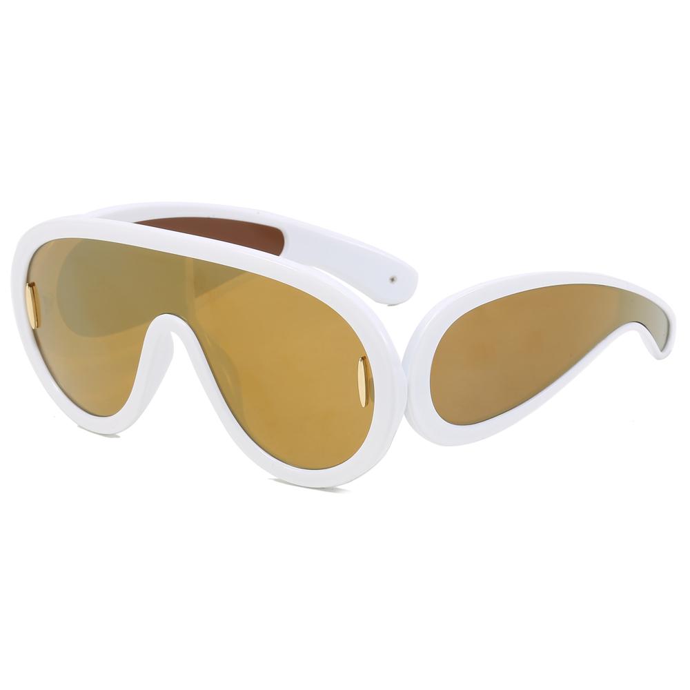 Superhot Eyewear 21906 Fashion 2023 One Piece Oversize Wave Mask Thick Sports Goggle Shades Sunglasses