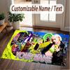 Custom Name Crystal Velvet Rug,aespa Comfortable Anti Slip Floor Mat For Room Decoration