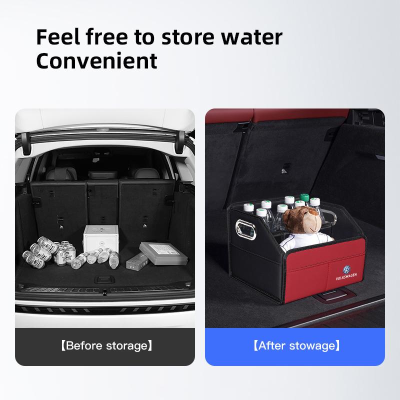 Volkswagen Car Storage Box Trunk Folding Organized Case For VW GTI Polo Golf MK6 Passat B6 B7 Tiguan Arteon Jetta T-ROC ID.4 CC PM8