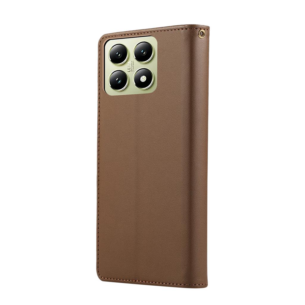 For Samsung Galaxy S25 FE Case Retro Texture Matte TPU + PU Leather Back Cover Support Magnetic Car
