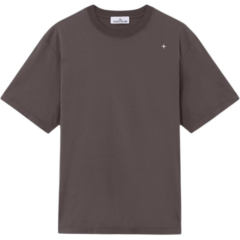 Stone Island Drop Shoulder Round Neck Pullover Short Sleeve T-Shirt Men Tops L1S152100010S00G8-V0065 L