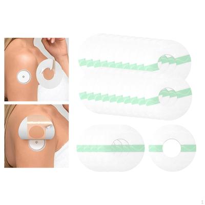 25 Pieces Sensor Covers Adhesive Patches Overpatch Tape for Shower Swimming Cycling Round