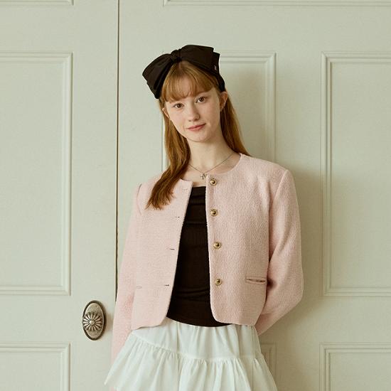 PINK PINEAPPLE TIERED RIBBON HAIR BAND_SKY blue