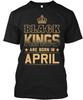 Black Kings Are Born In April TTshirt Made In the USA Size S To 5XL