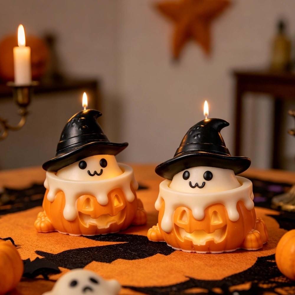 DIY Halloween Ornament Mold Silicone Epoxy Resin Plaster Mold Candle Wax Mold  Beginner Friendly