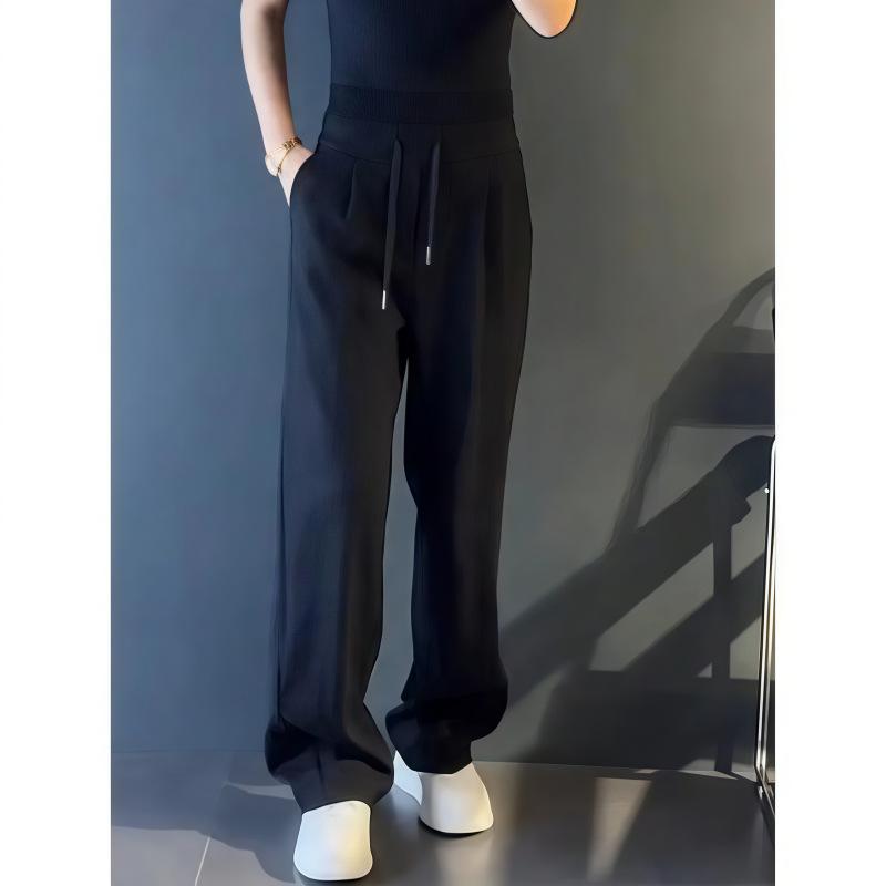 New Casual Pants Men's Wide Leg Stacking Pants Business Casual Pants Versatile Fashion Trend High Quality Men's Pants