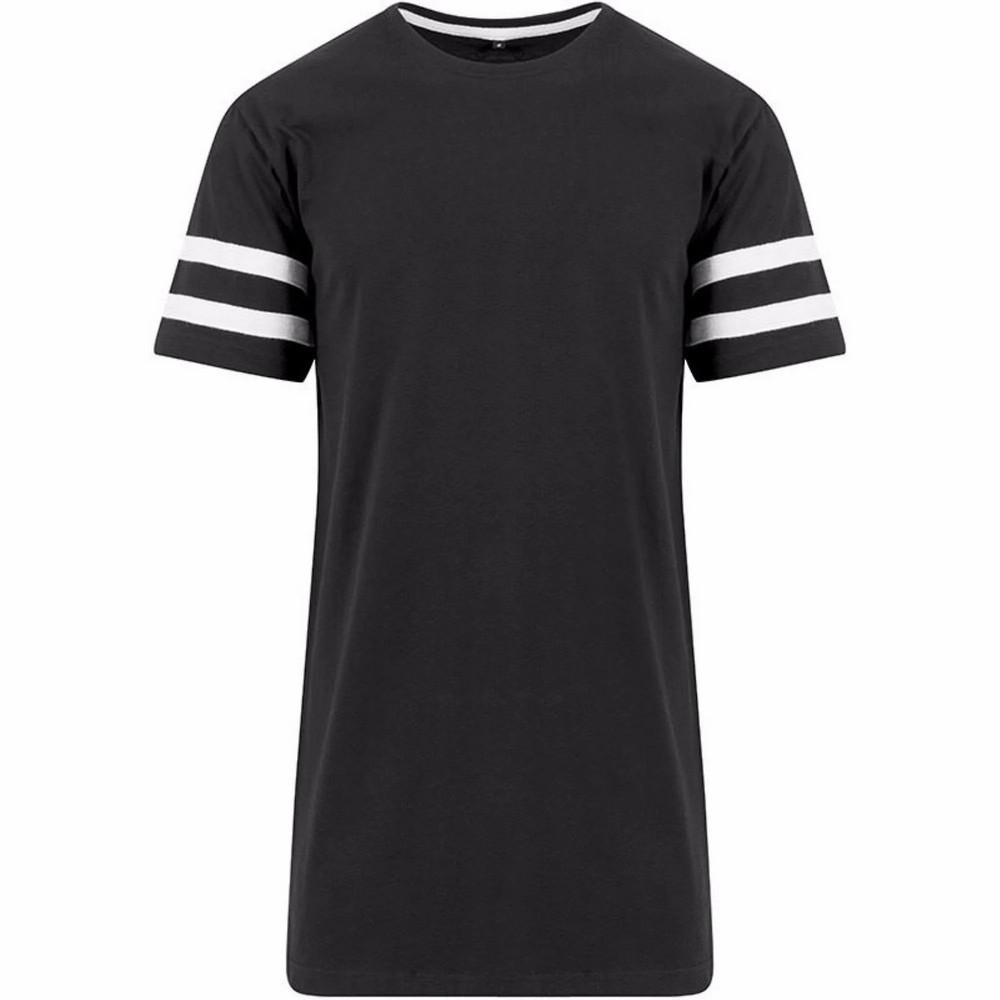 Build Your Brand Mens Stripe Jersey T-Shirt