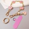 Flower Cell Phone Chain Pendant Mobile Phone Lanyard Jewelry Gift Mobile Phone Strap  New Year Gift