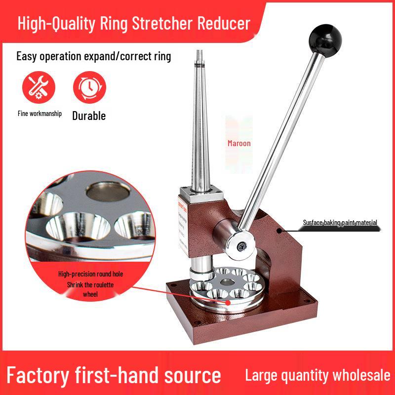 Manual Double/Single Rod Ring Expander and Reducer Tool for Jewelry Crafting