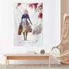 Anime VViolet Evergarden Tapestry Microfiber Wall Hanging For Bedroom Living Room Decor Outdoor Festival Garden Bar Background