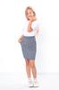 Girls’ Classic Jacquard Skirt – Soft Stretch Fabric & Knee-Length Elegance, Any Season, 6286-086 HC