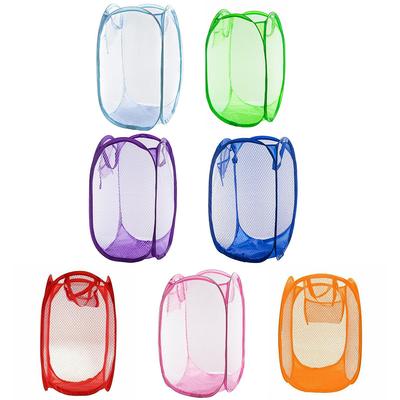 Foldable Clothes Basket Hamper Holder Laundry Polyester