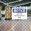 Custom Metal Sign Personalized Warning Plaque Custom Text Logo for Home Business Office Wall Decor