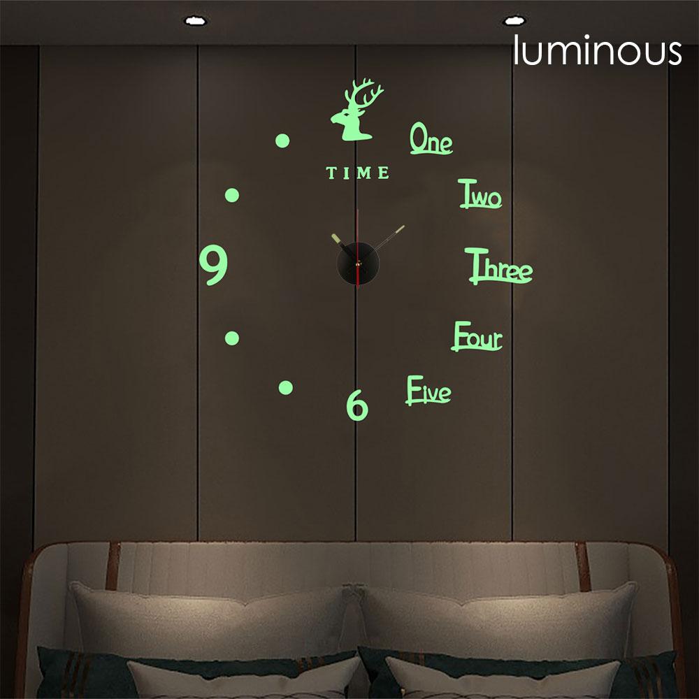 Heiße abnehmbare 3D-Wanduhr Spiegel Wandaufkleber Kreative DIY Wanduhren Kunst Aufkleber Aufkleber Wohnkultur Wohnzimmer Quarznadel