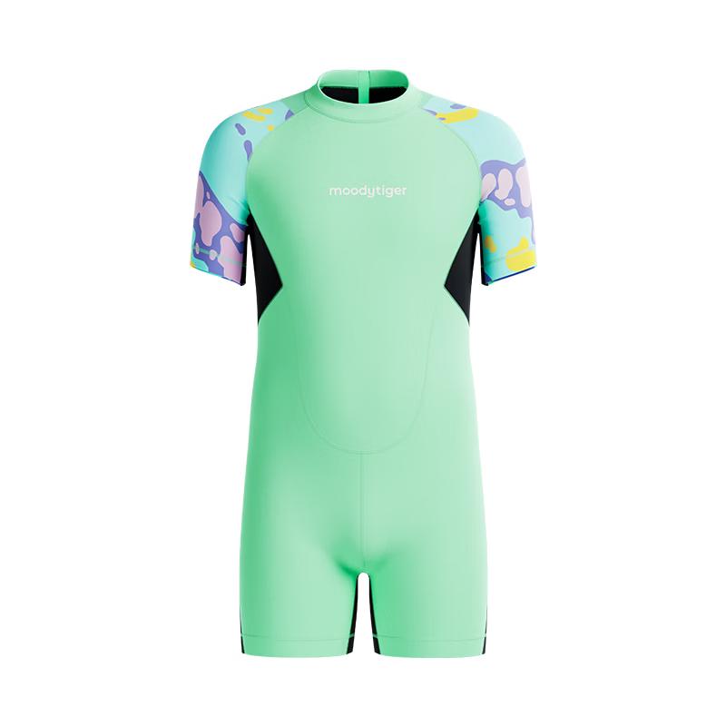 Moodytiger Kids Short-Sleeve One-Piece Swimsuit