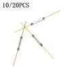 Reed Switch 100VDC/VAC 14*2mm Gold Foot-green Tube