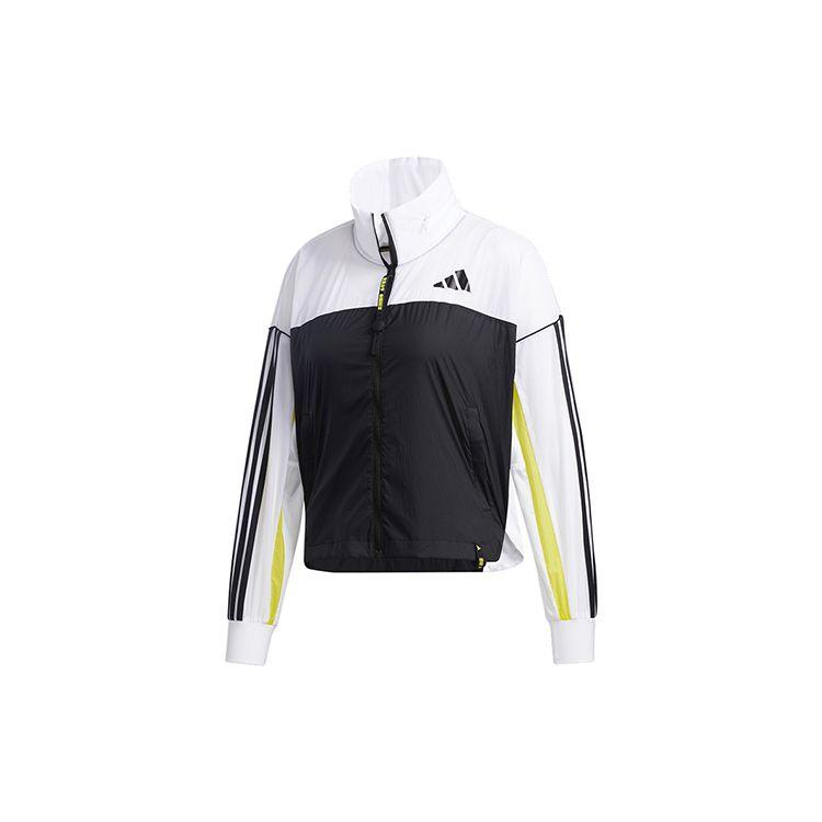 

Adidas Colorblock Ветровка Куртка Женская Верхняя одежда Черный Белый GF0132 XL