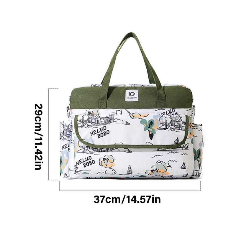 Modna Wielofunkcyjna Torba dla Mamy Wodoszczelna i Stylowa Przechowywanie Pieluch Wiele Wzorów dla Kobiet w Ciąży!