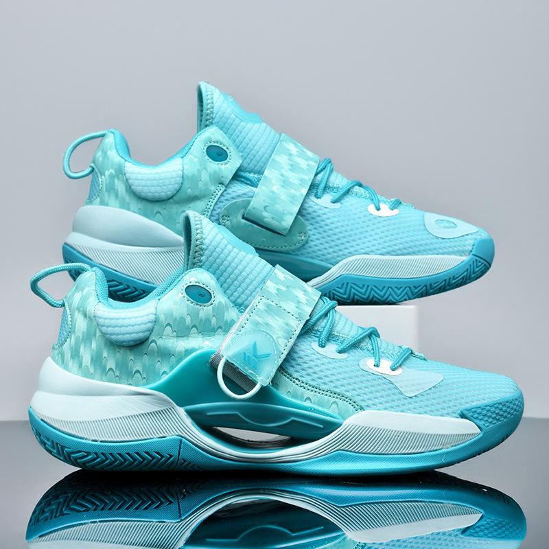 Splash 6th Generation New Basketball Shoes Actual Friction Will Ring Sneakers Men's Professional Cement Floor Rubber Sole EVA Velcro