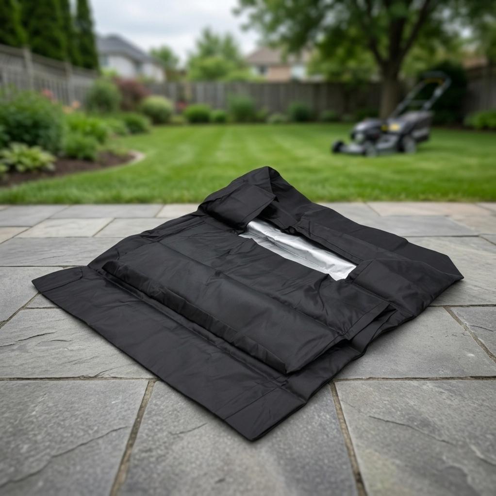 All Weather Lawn Mower Cover 210D Oxford Fabric Multiple Sizes for Your Needs