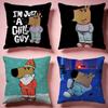 Fashion CChill Guyable Cushion Cover Comfortable Durable Pillow Cover MultiScene for Home Office Car Sofa
