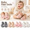 1 Paie Soft Cotton Blend Baby Floor Sock Breathable Fabric Anti-Slip Sock  Indoor Home