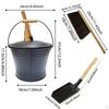 Ash Bucket Charcoal with Handle Heat Resistant Accessories Broom Shovels Multifunctional