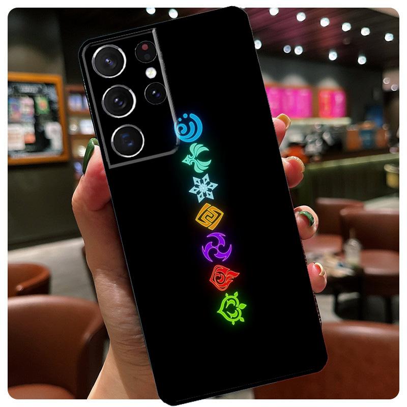 Genshin Impact Phone Case For Samsung Galaxy S25 S24 S23 S22 S21 S20 Ultra S9 S10 Plus S25 FE S24 FE Cover