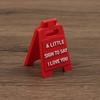 A Stylish Desktop Sign, Perfect for Expressing Love On Valentine's Day, Making It A Thoughtful Gift for Your Partner