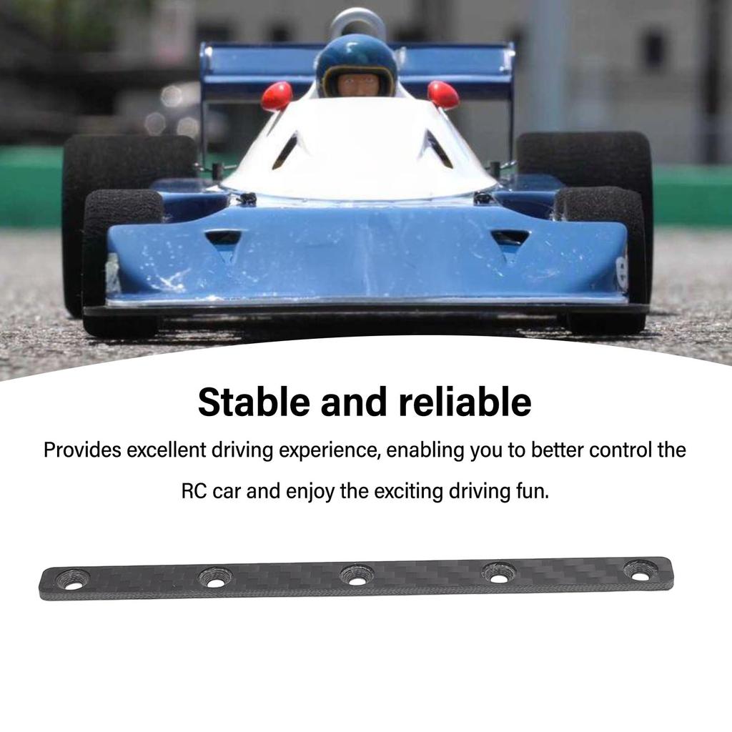 RC Car Chassis Reinforcement Stiffener Carbon Fiber Lightweight High Strength RC Chassis Reinforcing Rib for TT02 1/10 RC Car