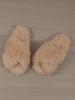 Women's Autumn Plush Cross-Fur Outdoor Slippers