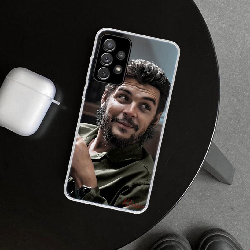 Che Guevara Cigarett Phone Case for Samsung Galaxy A17 A16 A26 A36 A56 A57 A37 A15 A25 A35 A55 A14 A24 A34 A54 A13 A23 A33 A53 G