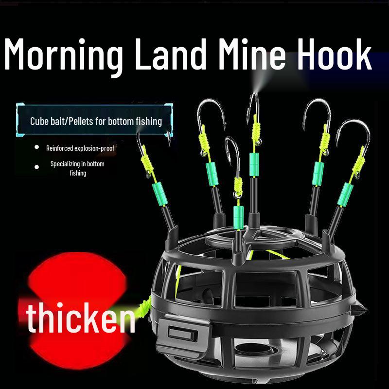 Chaotian Ise-Nigo Bottom-Feeder Hook: Explosion Hook with Bait Cage for Rock Fishing and Water Monster Catching