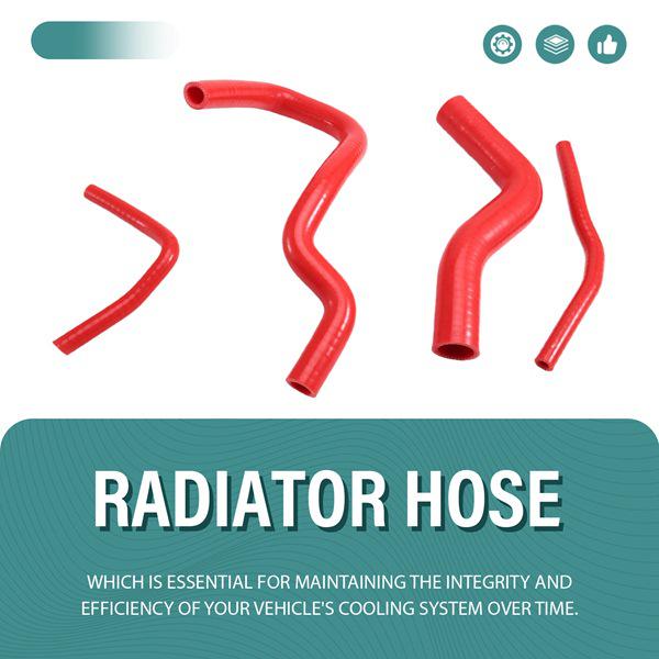 Silicone Radiator Hose for 1992-2000 Honda Civic D15/D16 SOHC EG/EK
