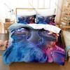 PNL Duvet Cover + 2 Pillowcases, French Hip Hop Duo Print Bedding Set Soft Bed Linen for Music Fans Bedroom Decor