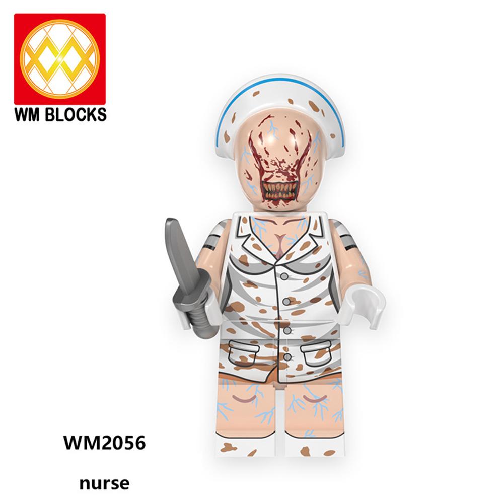 Wm Halloween Series Assembled Minifigure Building Blocks Children Puzzle Toys Birthday Gifts