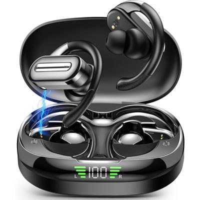 Kablosuz Kulaklıklar, Bluetooth 5.4 Spor Kulaklıklar, Kulak Kancalı Bluetooth Kulaklıklar, ENC Gürültü Engelleme Mikrofonu, Dizüstü Bilgisayar için Kablosuz Bluetooth Kulaklıklar