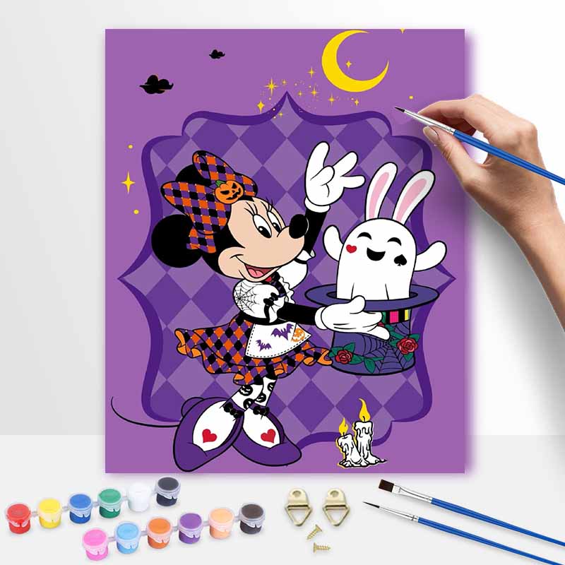 Disney oil painting kit painting art Halloween bedroom wall decoration handmade diy gift 20x30cm