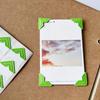 24pcs/sheet Self-adhesive Album Corner Sticker DIY scrapbook accessories, multi-color optional, memory preservation and production
