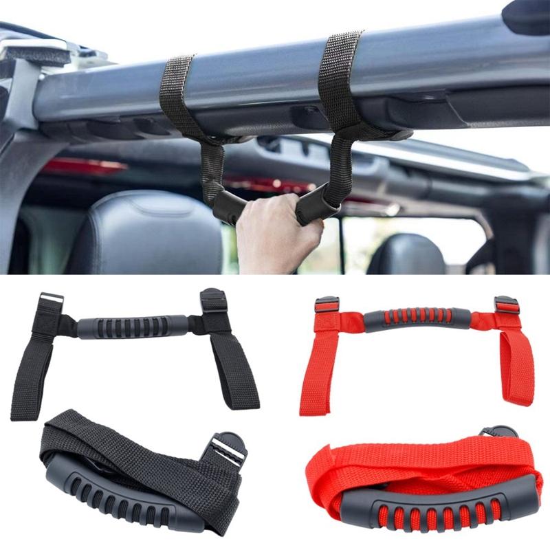Roll Bar Grab Handles Grip Handle Fits For 1995- Jeep Wrangler YJ TJ JK JKU JL Sports Sahara Freedom Rubicon X Unlimited