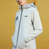 Li Ning Basketball Series Full Zip Hooded Sweatshirt Men Sweatshirt Cloud-White AWDQ789-1