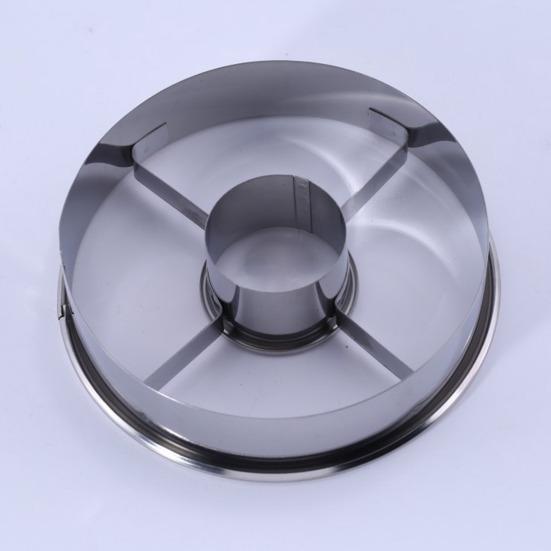 Stainless Steel Donut Cookie Cutter Round Biscuit Mousse Cake Mold Easy-Release Heat-Resistant Rust-Proof Essential Baking Tool for Pastry Dessert