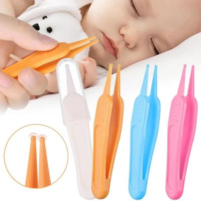 Pince à épiler pour fosses nasales pour enfants Outils de nettoyage des oreilles, du nez et du nombril Nettoyeur de nez pour nourrissons
