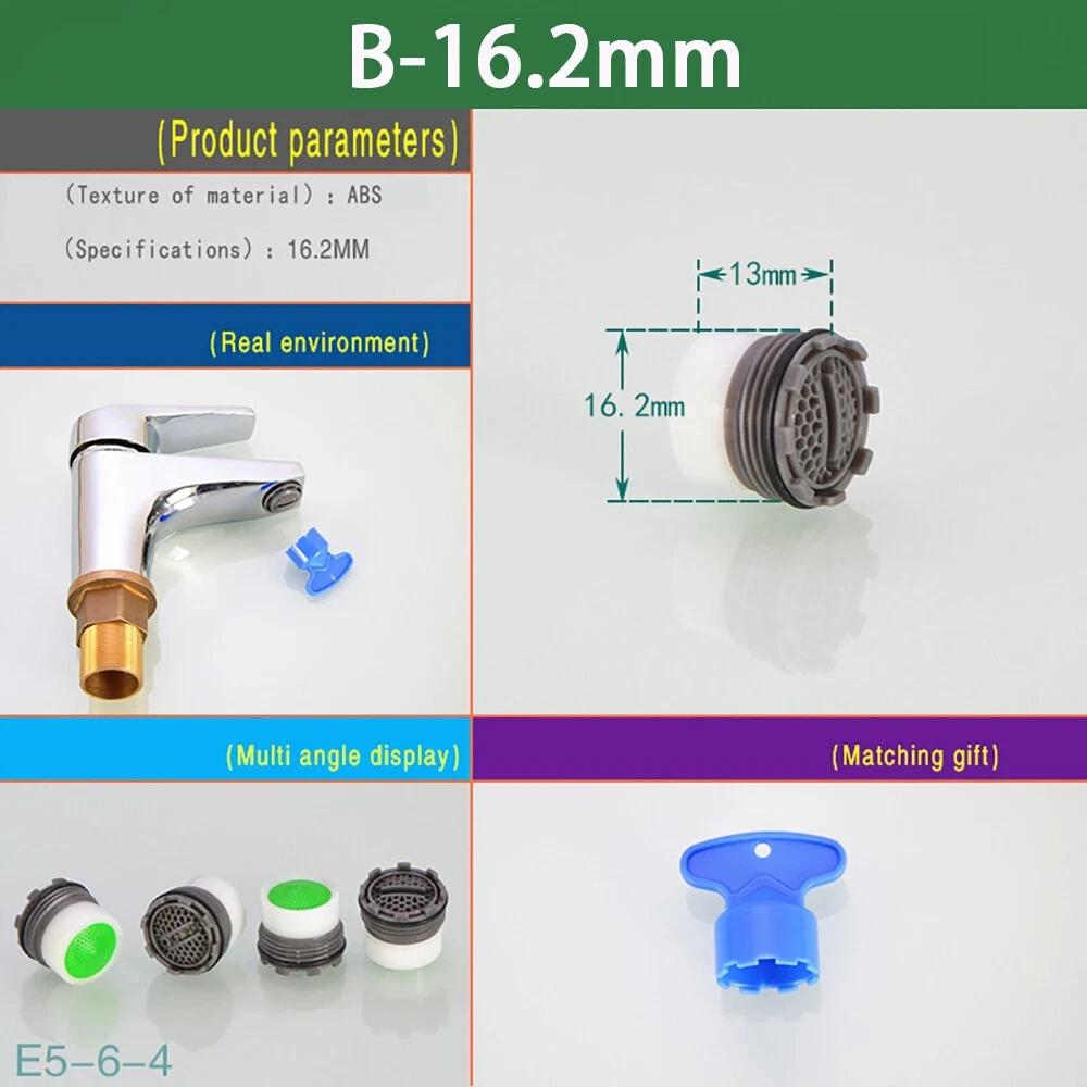 1 Stück Wassersparender Wasserhahn Küchenspüle Wasserhahn Belüfter Einsatz Filter 16mm - 24mm Wasserhahn Auslauf Filter Zubehör