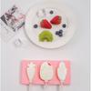 Ice Pop Mold Set 2 Pack Silicone 50 Ice Cream Sticks Pink Popsicle Maker DIY Frozen Treat Kit