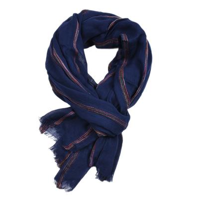 Cotton Linen Striped Fashion Men Scarf Autumn Winter Men'S Scarves Warm Neackerchief Pashmina Male Accessories Shawls Bufandas