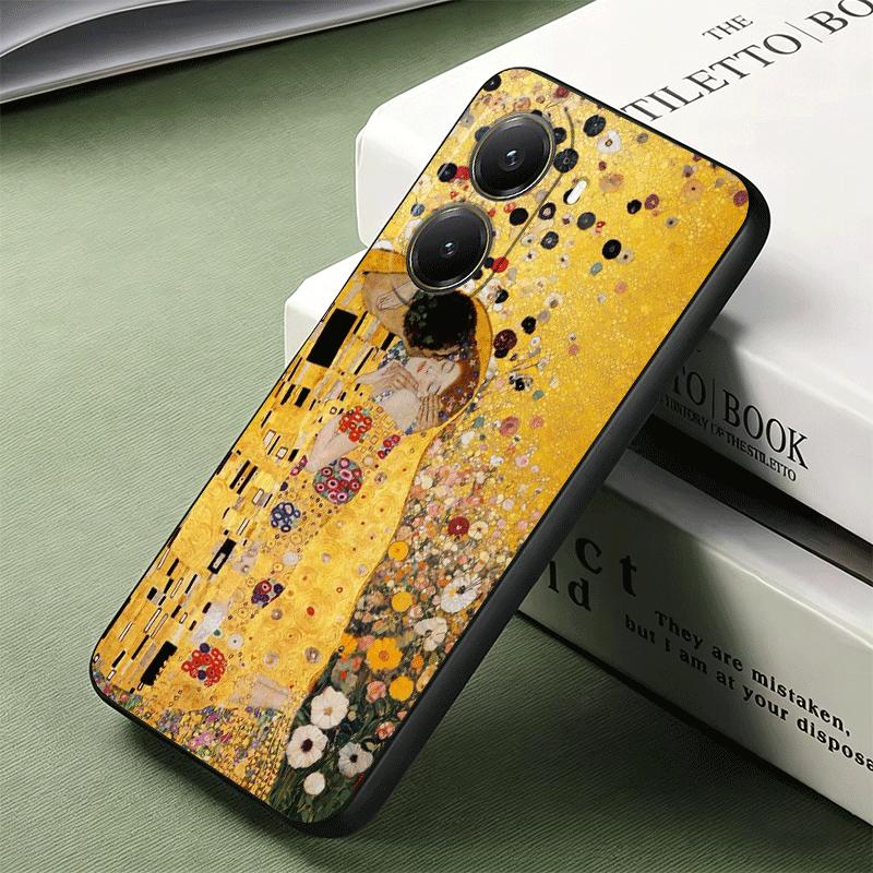 Kiss By Gustav Klimt Art Soft Phone Case for Xiaomi Poco X5 X6 X7 X8 Pro Max X3 F7 F8 Ultra M8 M7 M6 M5 Redmi 15 15C 14C 13C 12C
