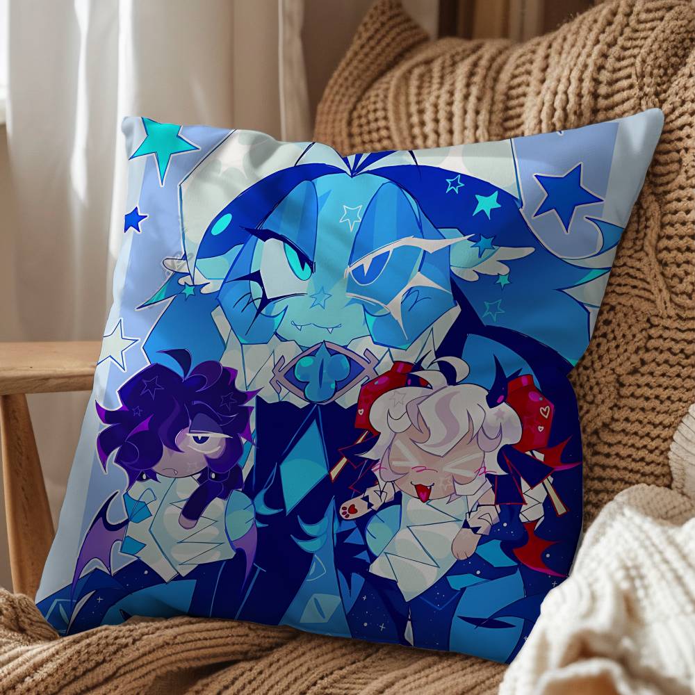 CRK newest game Cookie Run Kingdom Pillow Case Office Cushions Suitable For Sofa Car Bedroom Decorative Cushion Cover
