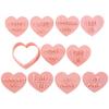 Pack Of 10 Language I Love You Cookie Molds Diverse Language Love You Cookie Cutters Treat Mould For Handmade Sweet