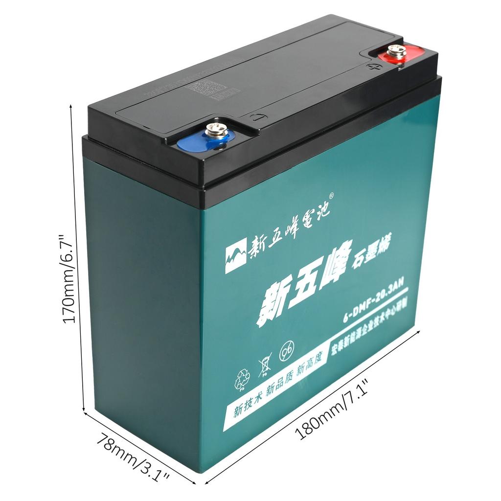 6pc 6-DZM-20 6-DZF-20 6-DMF-20 12V 20Ah Battery for 72V Go Kart Quad ATV
